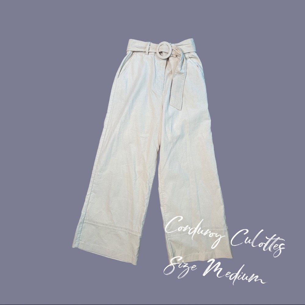 Corduroy Culottes  with cute detailed belt 🌼